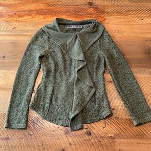 BNCI Blanc Noir Asymmetrical Zip Cardigan/Jacket